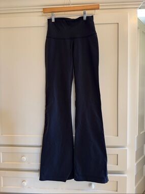 lululemon athletica Black Flared Yoga Pants